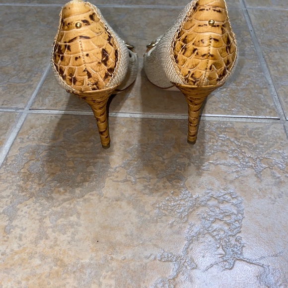 Dior canvas w/snakeskin heels - Picture 12 of 12